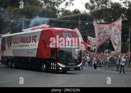 São Paulo (SP), 08/06/2022 - Copa Sulamericana / Futebol - Partida entre São Paulo X Tolima válida pela primeira 5° rodada da fase de grupos da Copa S. Foto Stock