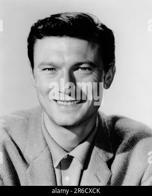 Lawrence Harvey, testa e spalle Ritratto pubblicitario per il film, 'Walk on the Wild Side', Columbia Pictures, 1962 Foto Stock