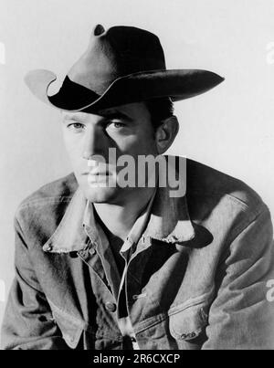 Lawrence Harvey, testa e spalle Ritratto pubblicitario per il film, 'Walk on the Wild Side', Columbia Pictures, 1962 Foto Stock