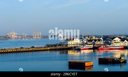 Southampton Passenger Terminal, Southampton, Hampshire, Inghilterra Foto Stock