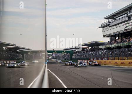 Le Mans, Francia. 08th giugno, 2023. Gara durante la strada per le Mans 2023 sul circuito des 24 Heures du Mans dal 7 al 9 giugno 2023 a le Mans, Francia - Foto Paulo Maria/DPPI Credit: DPPI Media/Alamy Live News Foto Stock