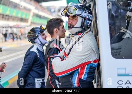 Le Mans, Francia. 08th giugno, 2023. MULLER Yvan, MRacing, durante la Road to le Mans 2023 sul circuito des 24 Heures du Mans dal 7 al 9 giugno 2023 a le Mans, Francia - Foto Paulo Maria/DPPI Credit: DPPI Media/Alamy Live News Foto Stock