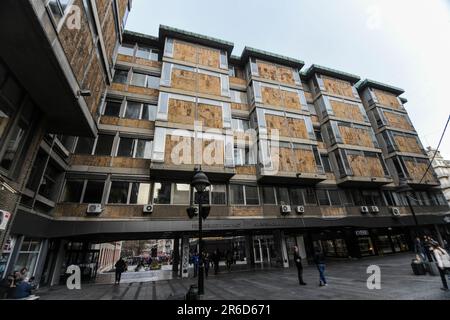 Università di Belgrado, Facoltà di Filosofia. Serbia Foto Stock