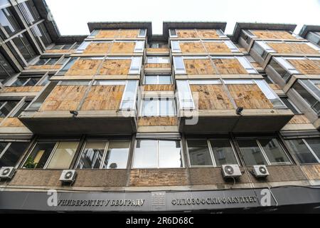 Università di Belgrado, Facoltà di Filosofia. Serbia Foto Stock