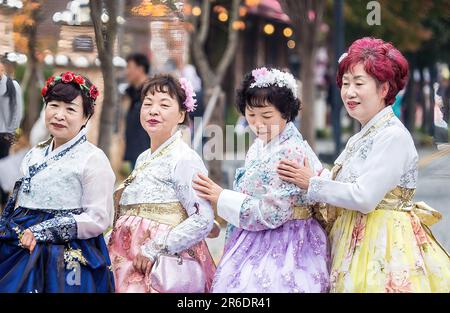 È domenica a Jeonju! Foto Stock