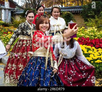 È domenica a Jeonju! Foto Stock