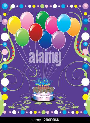 Questo può essere utilizzato come la copertina di un libro, scheda o qualsiasi cosa si sceglie. Non vi è spazio per il testo. Illustrazione Vettoriale