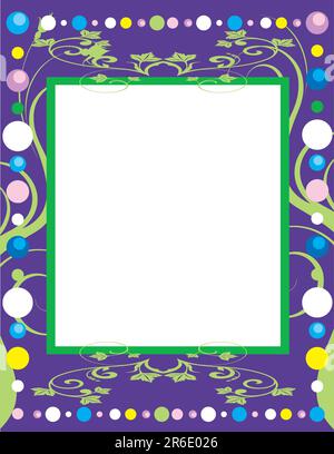 Questo può essere utilizzato come la copertina di un libro, scheda o qualsiasi cosa si sceglie. Non vi è spazio per il testo. Illustrazione Vettoriale