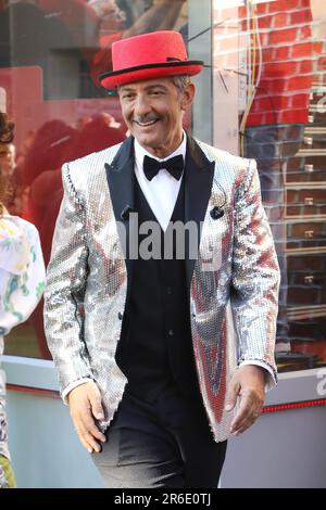 Roma, via Asiago, TV show 'Viva Rai 2'. Nella foto: Fiorella Foto Stock
