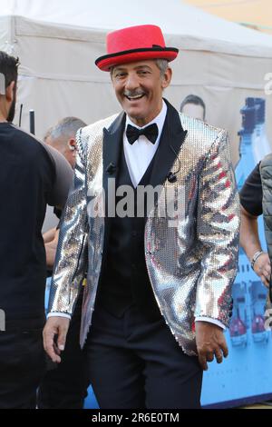 Roma, via Asiago, TV show 'Viva Rai 2'. Nella foto: Fiorella Foto Stock