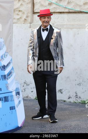 Roma, via Asiago, TV show 'Viva Rai 2'. Nella foto: Fiorella Foto Stock