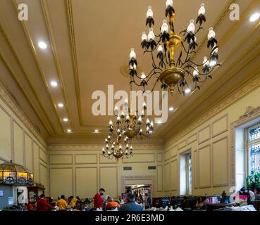 Interno del ristorante Sanborns Casa de los Azulejos, la Casa delle piastrelle, Città del Messico, Messico Foto Stock