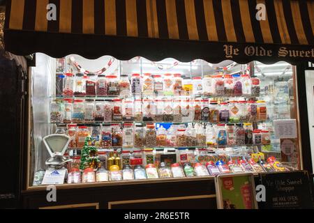 ye olde worlde sweetshop Foto Stock