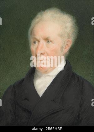 Gilbert Stuart. Data: 1825. Acquerello in avorio. MUSEO: GALLERIA NAZIONALE DI RITRATTO. Foto Stock