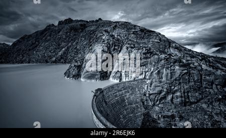 Passo di Grimsel, Grimselsee. Passo di Grimsel. Passo Switzerland.Furka. Furka Pass. Svizzera Foto Stock