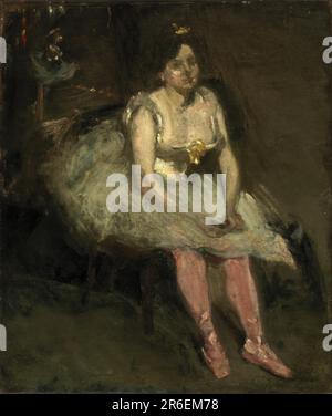 Ballerine. Data: 1896. olio su tela. Museo: Smithsonian American Art Museum. Anna Pavlova. Foto Stock