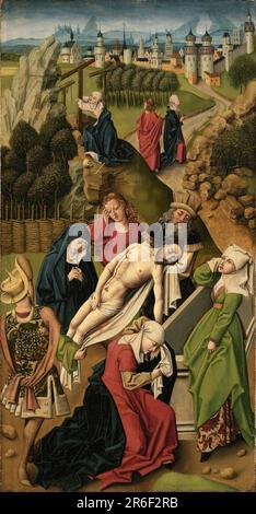 Entombment. Data: 15th ° secolo. tempera su legno. Museo: Smithsonian American Art Museum. Foto Stock