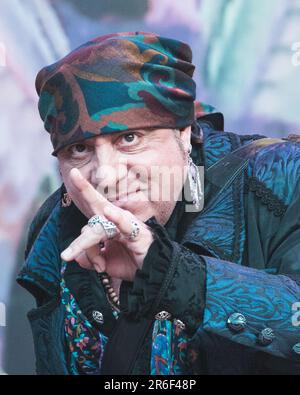 Steve Van Zandt, alias Little Steven, suonando con la Discipline Soul band al BBK Music Legends Festival (Bilbao-Spagna) il 15th giugno 2019. Foto Stock