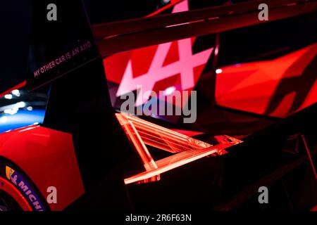 Le Mans, Francia. 08th giugno, 2023. Presentazione dell'Alpine A424 Beta durante la 24 ore di le Mans 2023 sul circuito des 24 Heures du Mans il 9 giugno 2023 a le Mans, Francia - Foto Julien Delfosse/DPPI Credit: DPPI Media/Alamy Live News Foto Stock