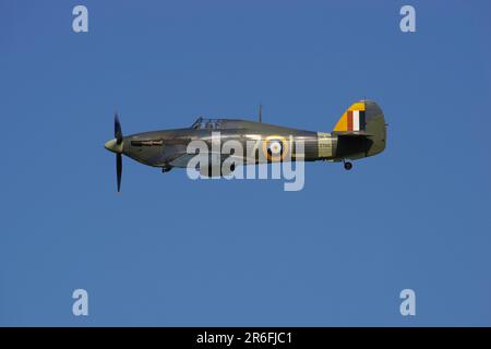 Shuttleworth Collection, Hawker Sea Hurricane Z7015, G-BKTH, Foto Stock