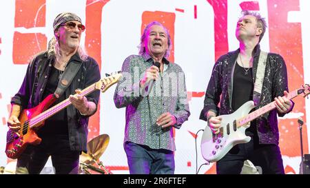 Deep Purple si esibisce dal vivo al Sweden Rock Festival 2023 Foto Stock