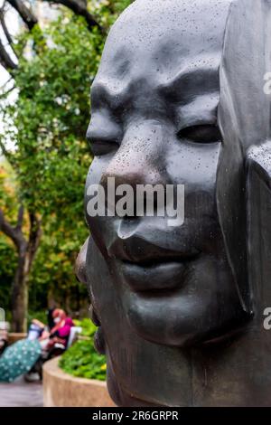 The Sculpture Walk, Kowloon Park, Hong Kong, Cina. Foto Stock