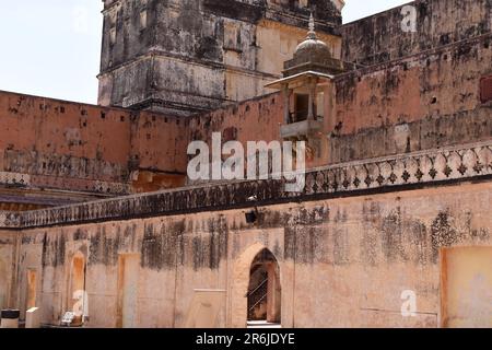 Quarto cortile di Amber Palace, Rajasthan, India. Foto Stock