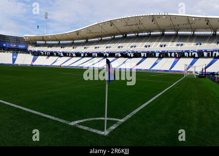 Istanbul, Turchia. 09th giugno, 2023. Il Atatürk Stadium è pronto per la finale della UEFA Champions League tra Manchester City e l'Inter a Istanbul. (Photo Credit: Gonzales Photo/Alamy Live News Foto Stock