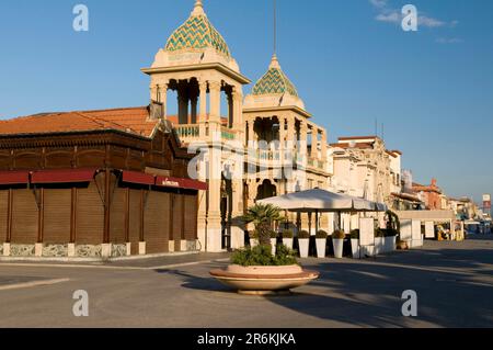 Ristorante Gran caffe Margherita, Viareggio, Toscana, Italia Foto Stock