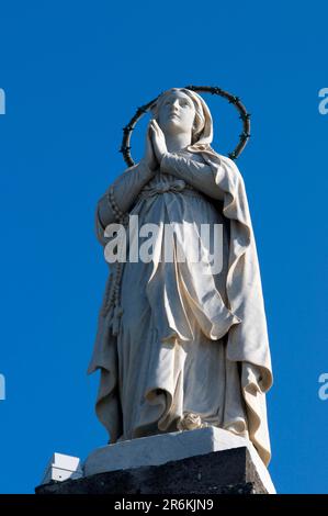 Statua di Maria Santissima Stella del Mare, Viareggio, Toscana, Italia Foto Stock