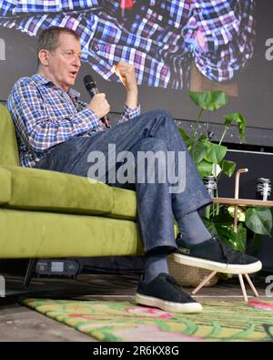 Oxfordshire, Regno Unito. 10th giugno, 2023. Alastair Campbell - Kite Festival - 10 giugno 2023 Credit: Graham Tarrant/Alamy Live News Foto Stock