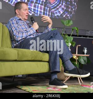 Oxfordshire, Regno Unito. 10th giugno, 2023. Alastair Campbell - Kite Festival - 10 giugno 2023 Credit: Graham Tarrant/Alamy Live News Foto Stock