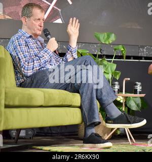 Oxfordshire, Regno Unito. 10th giugno, 2023. Alastair Campbell - Kite Festival - 10 giugno 2023 Credit: Graham Tarrant/Alamy Live News Foto Stock