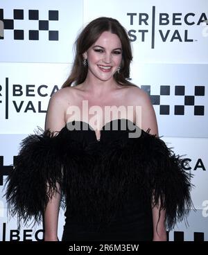 9 giugno 2023, New York, New York, USA: Izzy Meikle-Small partecipa al Tribeca Film Festival 2023: Stagione 'Outlander' 7 World Premiere all'OKX Theatre al BMCC Tribeca Performing Arts Center di New York. (Credit Image: © Photo Image Press via ZUMA Press Wire) SOLO PER USO EDITORIALE! Non per USO commerciale! Foto Stock