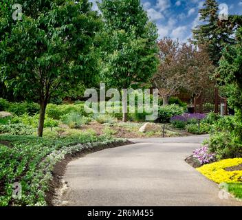 Dorothy Harvie Gardens Calgary Zoo Alberta Foto Stock
