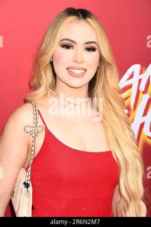 HOLLYWOOD, CALIFORNIA - GIUGNO 09: Cassie Marrufo partecipa alla proiezione speciale di Searchlight Pictures 'Flamin' Hot' all'Hollywood Post 43 - American L. Foto Stock