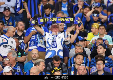 Istanbul, Turchia, Turchia. 10th giugno, 2023. Tifosi inter 10/06/2023 Istanbul, incontro finale per Champions League tra FC Internazionale vs Manchester City FC allo Stadio Olimpico di Ataturk (Credit Image: © Fabio Sasso/ZUMA Press Wire) SOLO PER USO EDITORIALE! Non per USO commerciale! Foto Stock