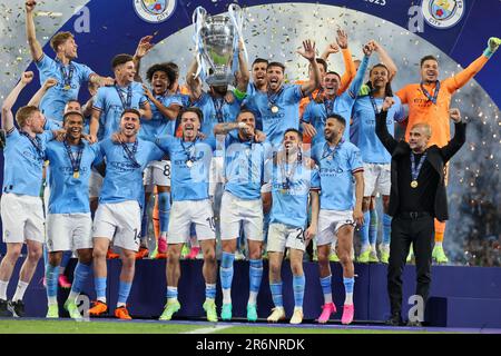 Istanbul, Turchia, Turchia. 10th giugno, 2023. Manchester City 10/06/2023 Istanbul, finale di Champions League tra FC Internazionale vs Manchester City FC allo Stadio Olimpico di Ataturk (Credit Image: © Fabio Sasso/ZUMA Press Wire) SOLO PER USO EDITORIALE! Non per USO commerciale! Foto Stock