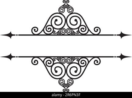 adornment copyspace Stock Vector