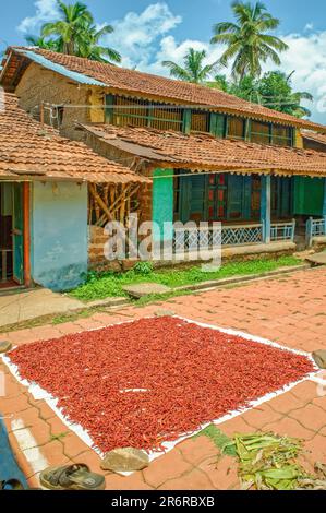 06 04 2014 Vintage Old Style Village Market, Banavasi, Sirsi, Uttara Kannada, Karnataka, India, Asia. Foto Stock