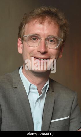 Colonia, Germania. 10th giugno, 2023. L'autore Adrian Daub a Phil.Cologne. Credit: Horst Galuschka/dpa/Alamy Live News Foto Stock