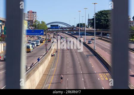 Durban, Sudafrica - Giugno 11th 2023. 2023 Edizione dei compagni. Da Pietermaritzburg a Durban. Foto Stock