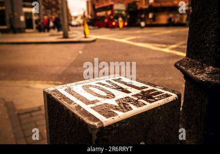 Londra, Soho, Street Art, Love me Foto Stock