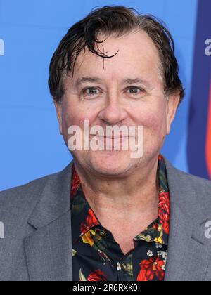 NORTH HOLLYWOOD, LOS ANGELES, CALIFORNIA, USA - 10 GIUGNO: L'attore inglese Jeremy Swift arriva alla stagione 3 della FYC Red Carpet di Apple TV+'Ted lasso' tenutasi presso il Saban Media Center dell'Accademia televisiva il 10 giugno 2023 a North Hollywood, Los Angeles, California, Stati Uniti. (Foto di Xavier Collin/Image Press Agency) Foto Stock