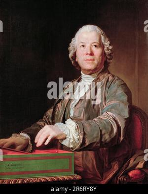 Christoph Willibald Gluck (1714-1787), Compositore d'opera italiana e francese, ritratto dipinto ad olio su tela di Joseph Duplessis, 1775 Foto Stock