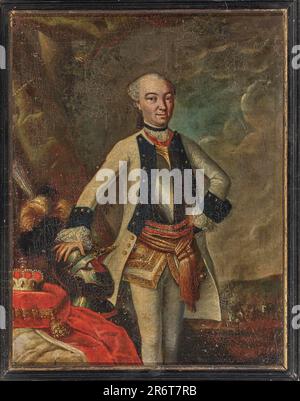 Ritratto di Ernest Frederick, Duca di Saxe-Coburg-Saalfeld (1724-1800). Museo: COLLEZIONE PRIVATA. Autore: ANONIMO. Foto Stock