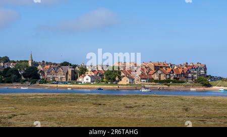 ALNMOUTH, Northumberland/UK - 14 agosto : Vista di Alnmouth in Northumberland il 14 agosto, 2010 Foto Stock