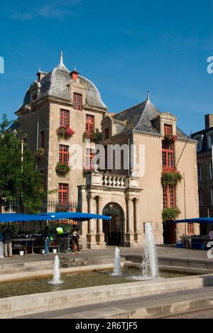 Municipio, le Croisic, Loire Atlantique, Penisola di Guerande, Pays de la Loire, Francia Foto Stock