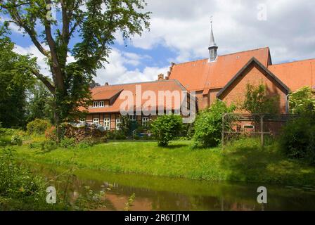 Monastero, Wienhausen, bassa Sassonia, Germania, monastero cistercense Foto Stock