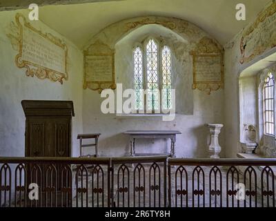 All Saints Church Leigh Cricklade Wiltshire chiesa medievale vicino alla sorgente del Tamigi Foto Stock